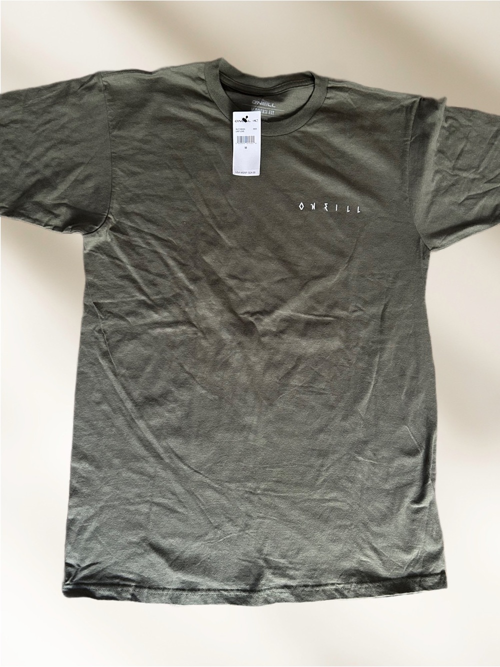 O'Neill Men's Olive Green Minimal Logo Tee